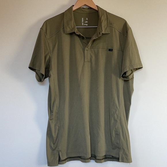 Arc'teryx Other - Arcteryx men green polo shirt